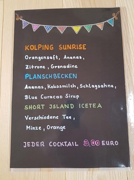 Foto der Zutaten für die Kinder-Cocktails 
